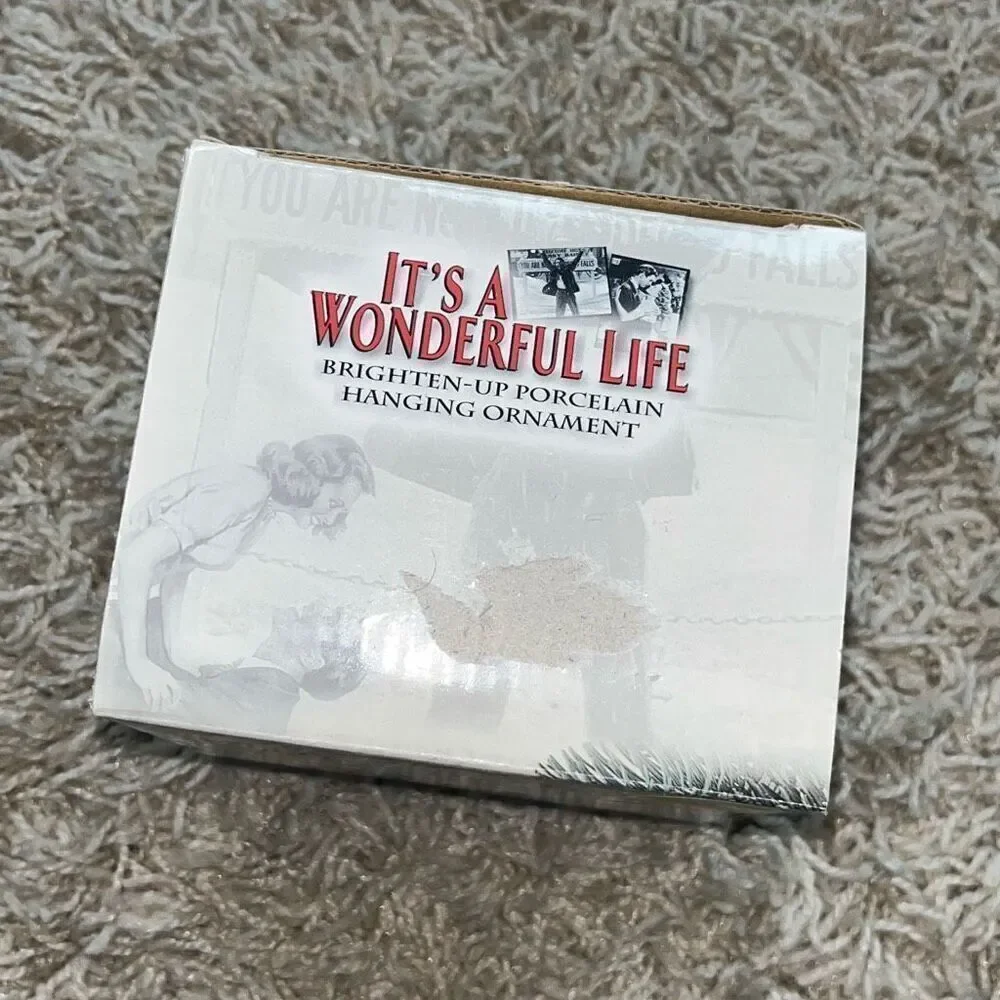 Martini's Bar Ornament It's A Wonderful Life Village Enesco 2002